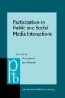 Image for Participation in Public and Social Media Interactions