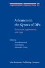 Image for Advances in the Syntax of DPs