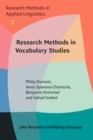 Image for Research methods in vocabulary studies