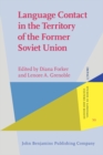 Image for Language contact in the territory of the former Soviet Union : 50