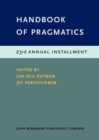 Image for Handbook of Pragmatics: 23rd Annual Installment