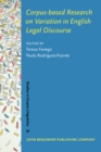 Image for Corpus-based Research on Variation in English Legal Discourse : 91