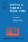 Image for Learning to Read in a Digital World