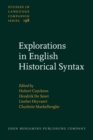 Image for Explorations in English Historical Syntax