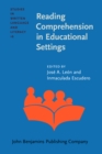 Image for Reading Comprehension in Educational Settings