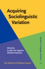 Image for Acquiring sociolinguistic variation
