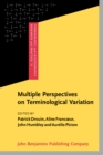 Image for Multiple Perspectives on Terminological Variation