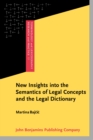 Image for New Insights into the Semantics of Legal Concepts and the Legal Dictionary