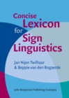 Image for Concise lexicon for sign linguistics