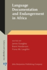 Image for Language Documentation and Endangerment in Africa