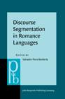 Image for Discourse Segmentation in Romance Languages : 250