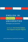 Image for English in Nordic Universities: Ideologies and practices