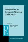 Image for Perspectives on Linguistic Structure and Context: Studies in honor of Knud Lambrecht : 244