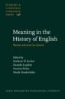 Image for Meaning in the history of English: words and texts in context : volume 148
