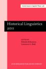 Image for Historical Linguistics 2011: selected papers from the 20th International Conference on Historical Linguistics, Osaka, 25-30 July 2011
