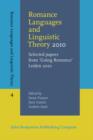 Image for Romance Languages and Linguistic Theory 2010: Selected papers from &quot;Going Romance&quot; Leiden 2010 : Volume 4
