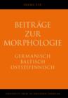 Image for Beitrage zur Morphologie: Germanisch, Baltisch, Ostseefinnisch