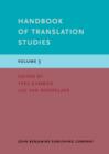 Image for Handbook of translation studies. : Volume 3