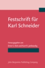 Image for Festschrift fur Karl Schneider