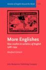 Image for More Englishes: New studies in varieties of English 1988-1994 : G13