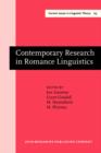 Image for Contemporary Research in Romance Linguistics: Papers from the XXII Linguistic Symposium on Romance Languages, El Paso/Juarez, February 22-24, 1992