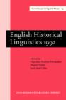Image for English Historical Linguistics 1992: Papers from the 7th International Conference on English Historical Linguistics, Valencia, 22-26 September 1992