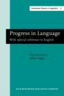 Image for Progress in Language: With special reference to English. New edition
