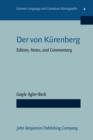 Image for Der von Kurenberg: Edition, Notes, and Commentary