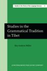 Image for Studies in the Grammatical Tradition in Tibet : 6