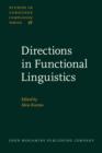 Image for Directions in Functional Linguistics