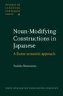 Image for Noun-Modifying Constructions in Japanese: A frame semantic approach