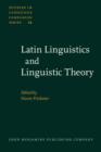 Image for Latin Linguistics and Linguistic Theory: Proceedings of the 1st International Colloquium on Latin Linguistics, Amsterdam, April 1981 : 12