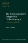 Image for The Communicative Perspective in the Sentence: A study of Latin word order