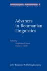 Image for Advances in Roumanian Linguistics : 10