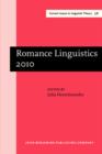 Image for Romance Linguistics 2010: Selected papers from the 40th Linguistic Symposium on Romance Languages (LSRL), Seattle, Washington, March 2010