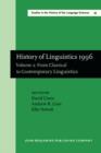 Image for History of Linguistics 1996: Volume 2: From Classical to Contemporary Linguistics