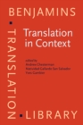 Image for Translation in context: selected contributions from the EST Congress, Granada 1998