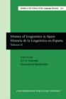 Image for History of Linguistics in Spain/Historia de la Linguistica en Espana: Volume II : 100