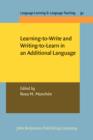 Image for Learning-to-write and writing-to-learn in an additional language : v. 31