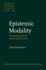 Image for Epistemic Modality: Functional properties and the Italian system