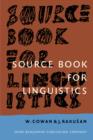 Image for Source Book for Linguistics: Third revised edition