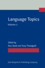 Image for Language Topics: Essays in honour of Michael Halliday. Volume 2 : Vol II.