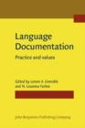 Image for Language documentation: practice and values