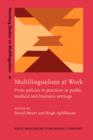Image for Multilingualism at work: from policies to practices in public, medical and business settings