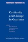 Image for Continuity and change in grammar
