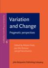 Image for Variation and change: pragmatic perspectives : v. 6