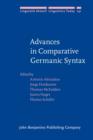 Image for Advances in comparative Germanic syntax : v. 141