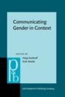 Image for Communicating Gender in Context