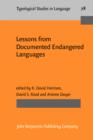 Image for Lessons from documented endangered languages