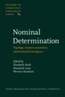Image for Nominal Determination: Typology, context constraints, and historical emergence : 89